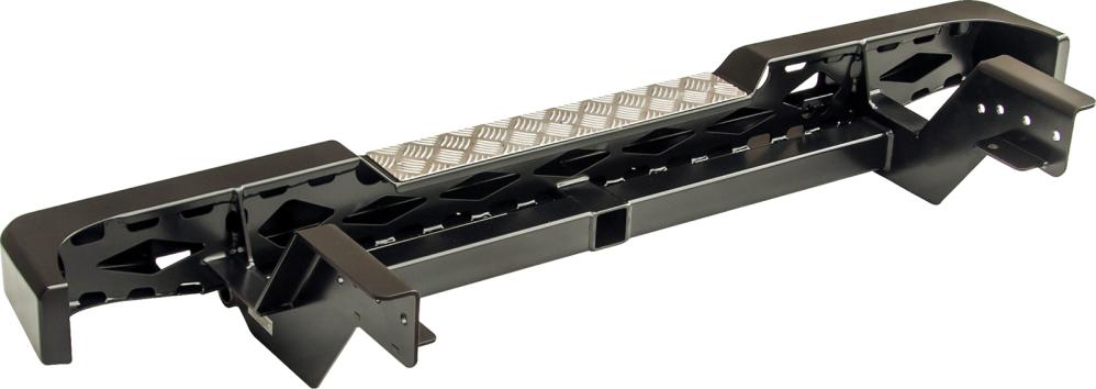 Бампер задний с квадратом под фаркоп для Mitsubishi L200 (Triton) -06 РИФ