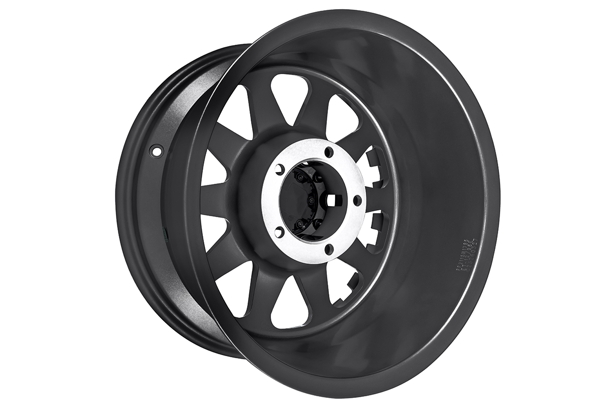 Диск УАЗ литой черный матовый 5x139,7 8,5xR17 d110,5 ET-12 (продаются по 4 шт.)