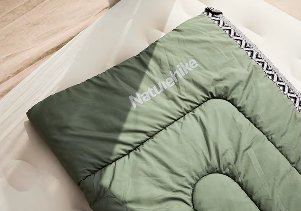 Мешок спальный Naturehike L150, 190х75см, (ТК: +13C), (правый), зеленый