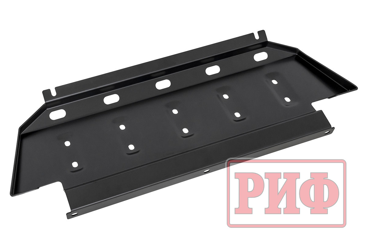 Бампер РИФ силовой передний Mitsubishi Pajero IV под площадку для лебёдки RIFPJR-30000 с защитой радиатора