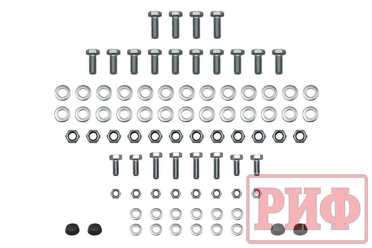 Бампер РИФ силовой задний УАЗ Хантер с фонарями, возможностью установки фаркопа, стандарт