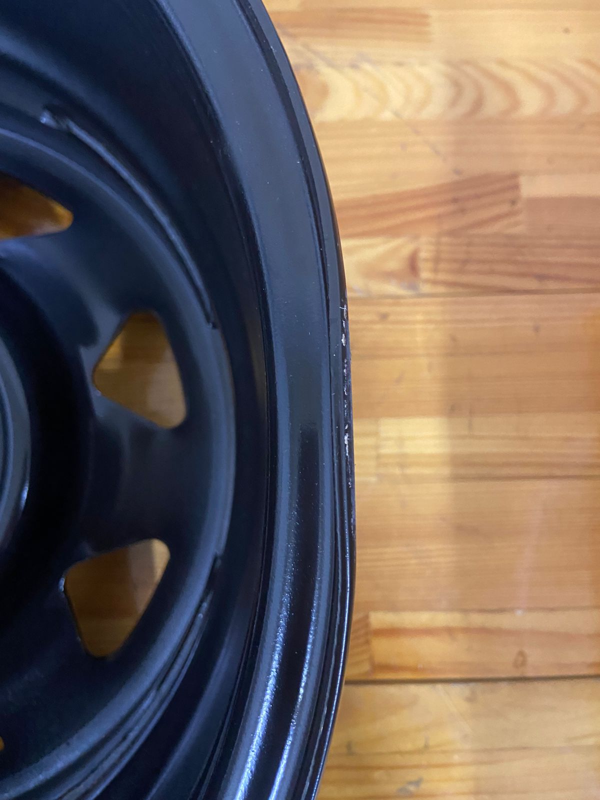 Диск усиленный Тойота Ниссан стальной черный 6x139,7 7xR16 d110 ET+30 (треуг. мелкий)(уценка)