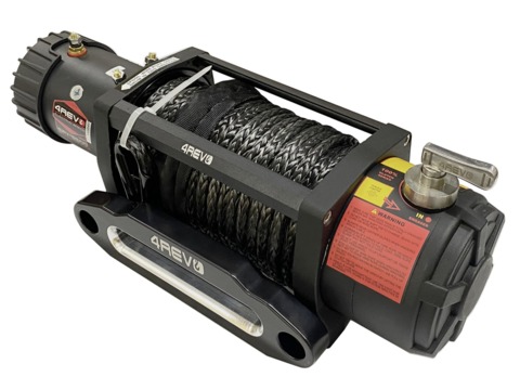 Лебедка автомобильная 4REVO SRX 13500 12В синтетический трос