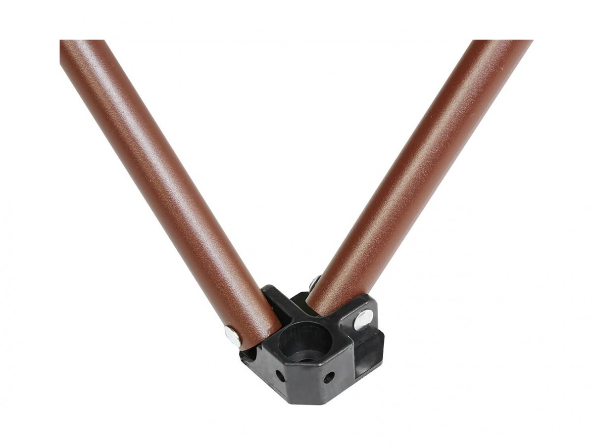 Кресло NISUS складное (коричневый) 120 кг.