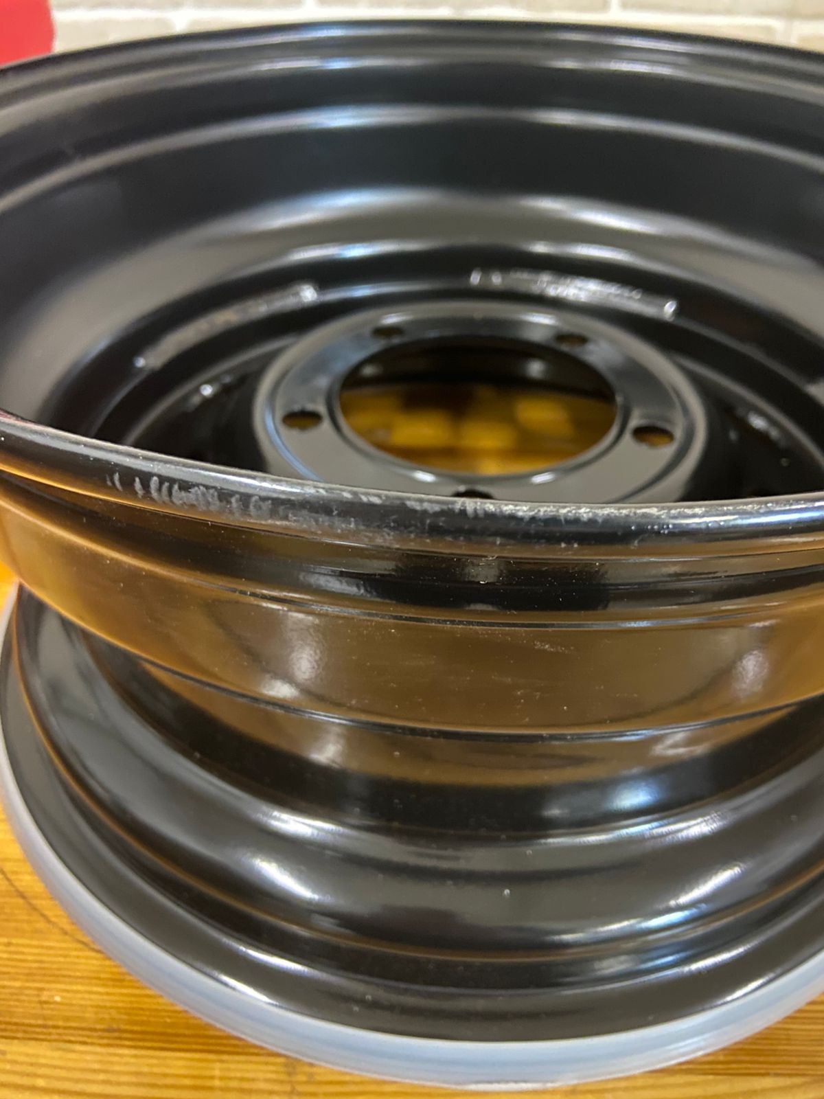 Диск усиленный УАЗ стальной черный 5x139,7 7xR15 d110 ET-3 (уценка)