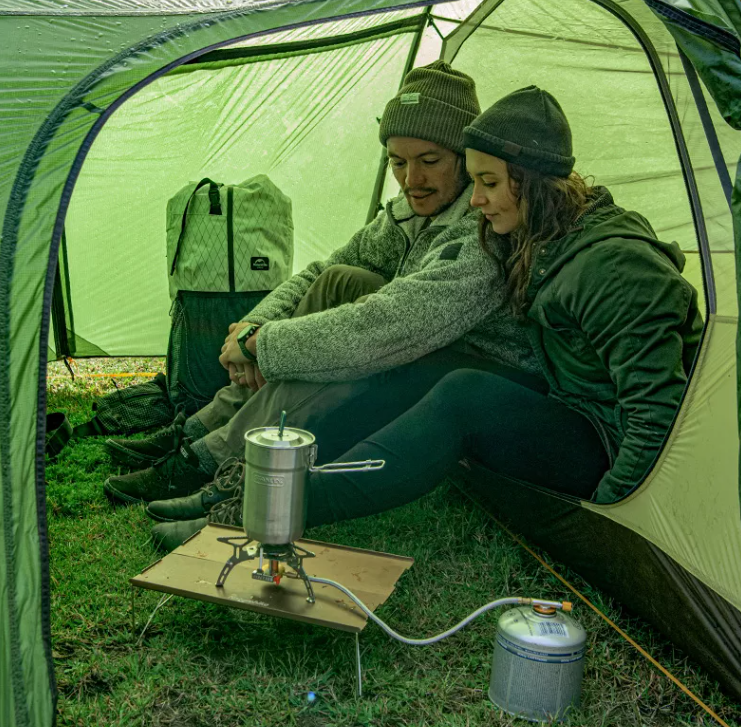 Палатка Naturehike Opalus Si 2-местная, алюминиевый каркас, зеленая