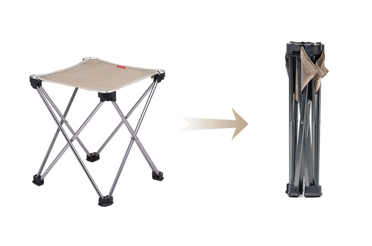 Табурет Naturehike складной, бежевый, до 100 кг