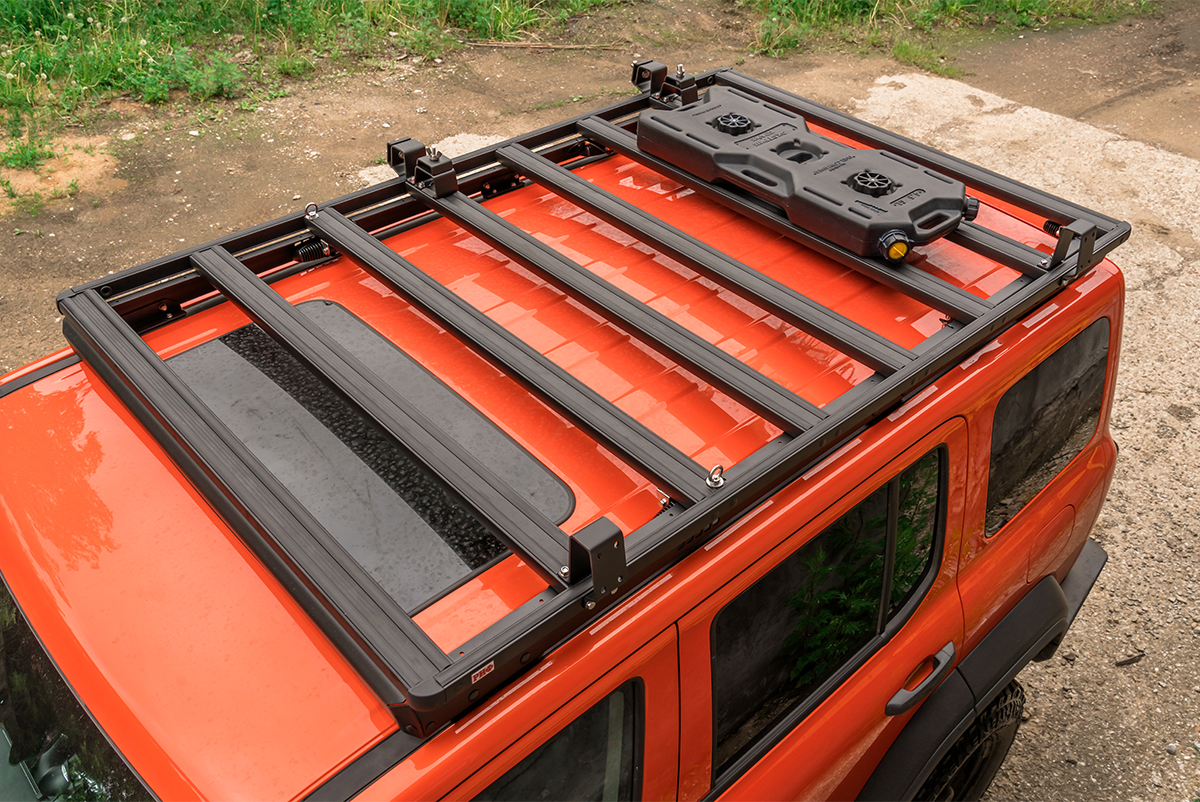 Багажник экспедиционный (платформа) алюминиевый РИФ 1350x2080 мм для TANK 300 (с крепежом)