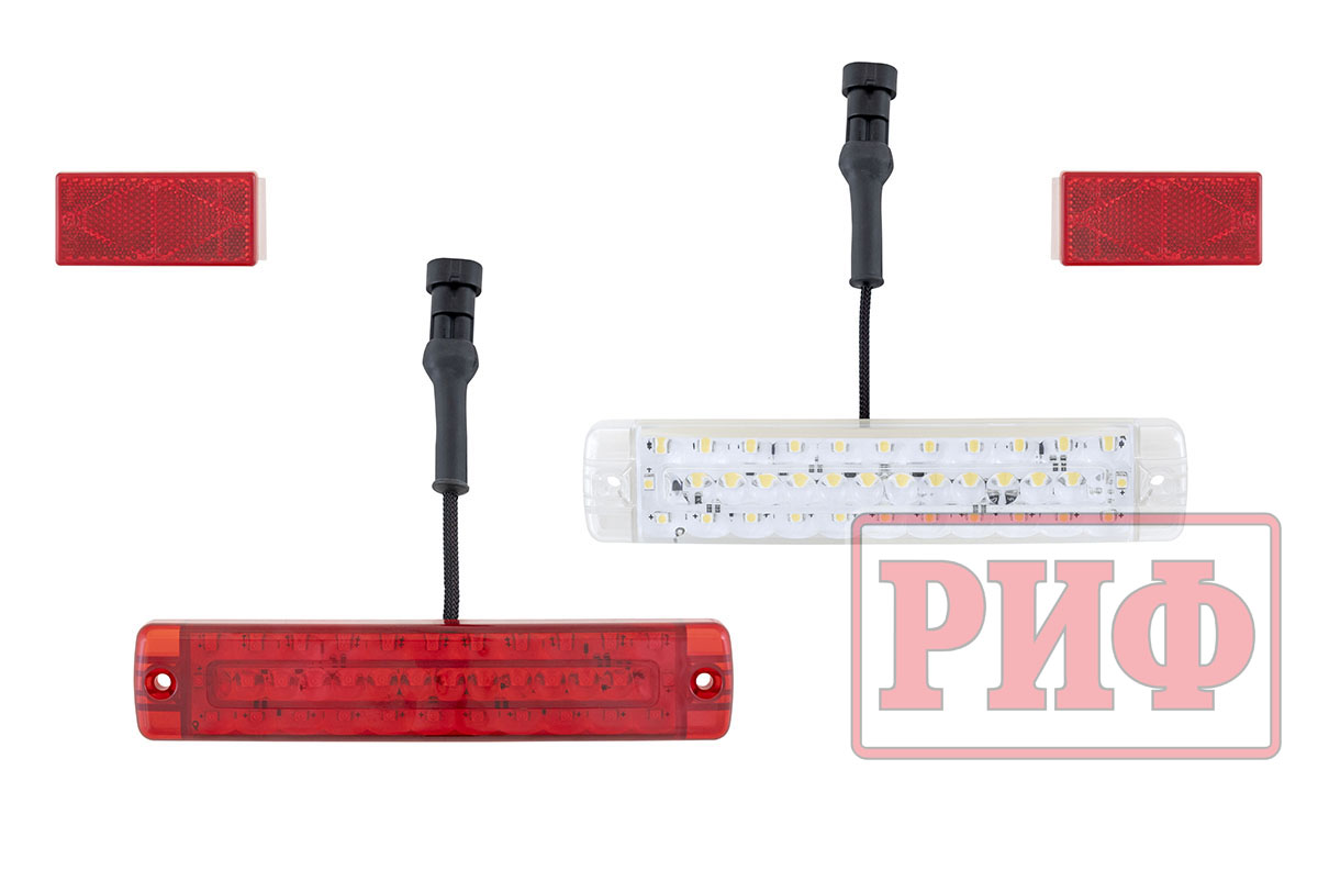 Бампер РИФ силовой задний УАЗ Хантер с фонарями, калиткой, возможностью установки фаркопа, лифт 65 мм