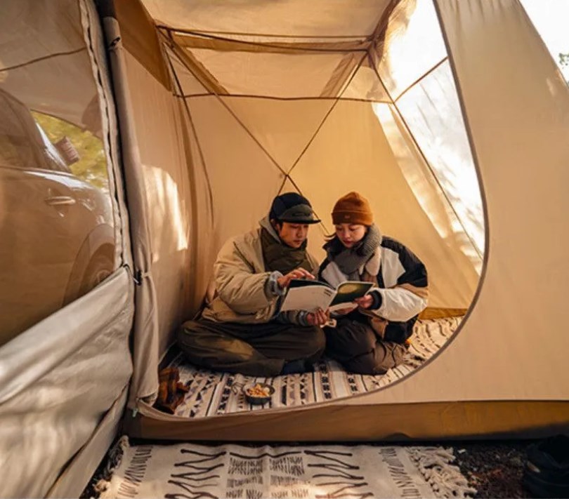 Палатка Naturehike Cloud wild car, 2-местная, алюминиевый каркас, песочная