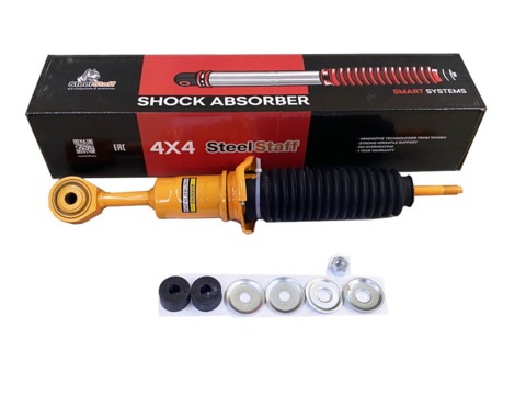 Амортизатор SteelStaff передний Toyota Land Cruiser 200 2007- (штатный и лифт 50) Foam Cell