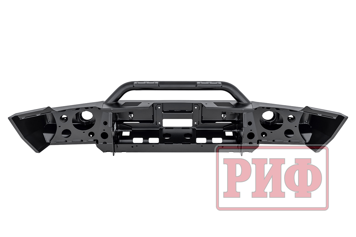 Бампер РИФ силовой передний TANK 300 c защитной центр. дугой, под штатные фары