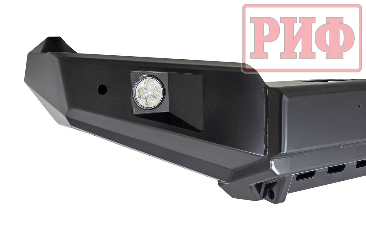 Бампер РИФ силовой передний Toyota Land Cruiser 200 2007-2015 c доп. фарами и защитой бачка омывателя