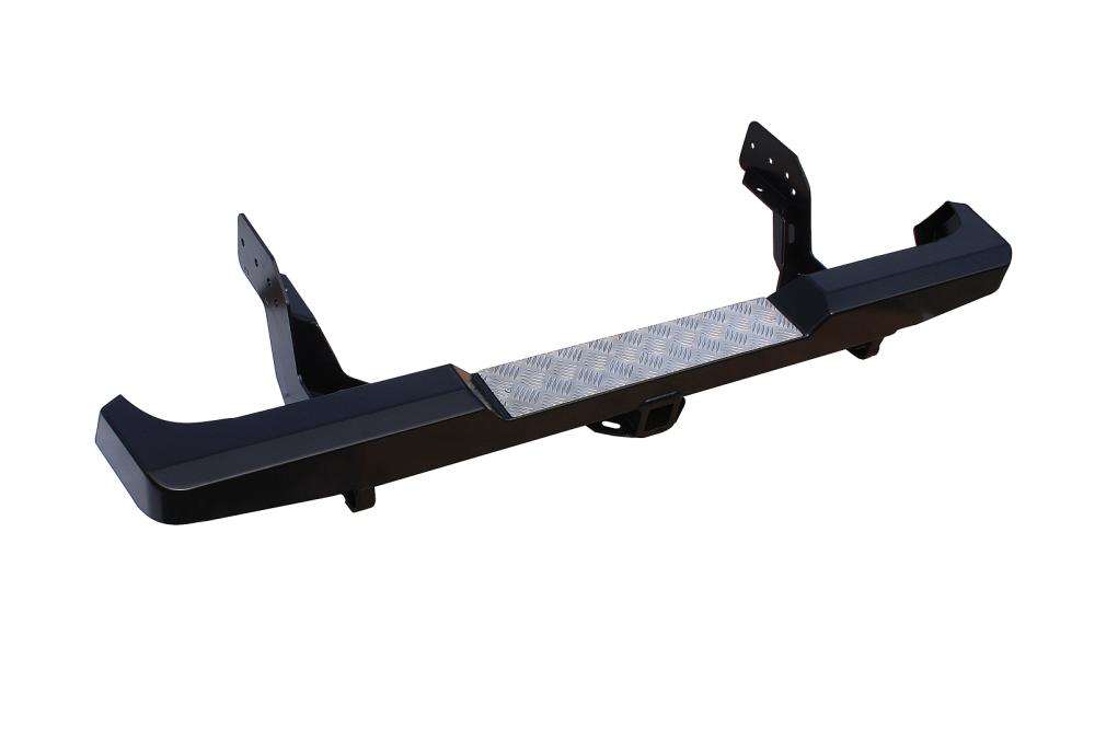 Бампер задний с квадратом под фаркоп Mitsubishi L200 (Triton) 06+ РИФ