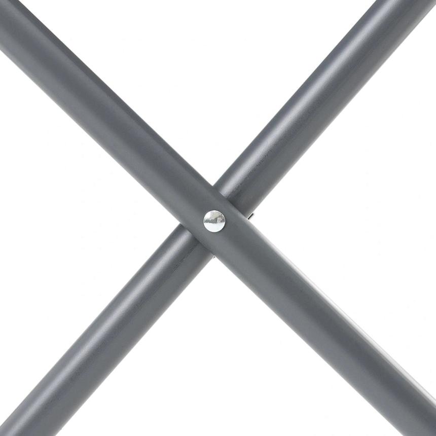 Кресло NISUS складное серое 150 кг.