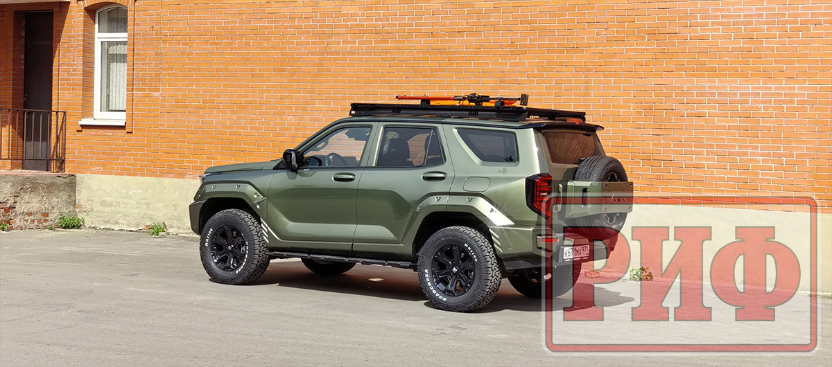 Багажник экспедиционный (платформа) алюминиевый РИФ 1250x2080 мм для TANK 400 (с крепежом)