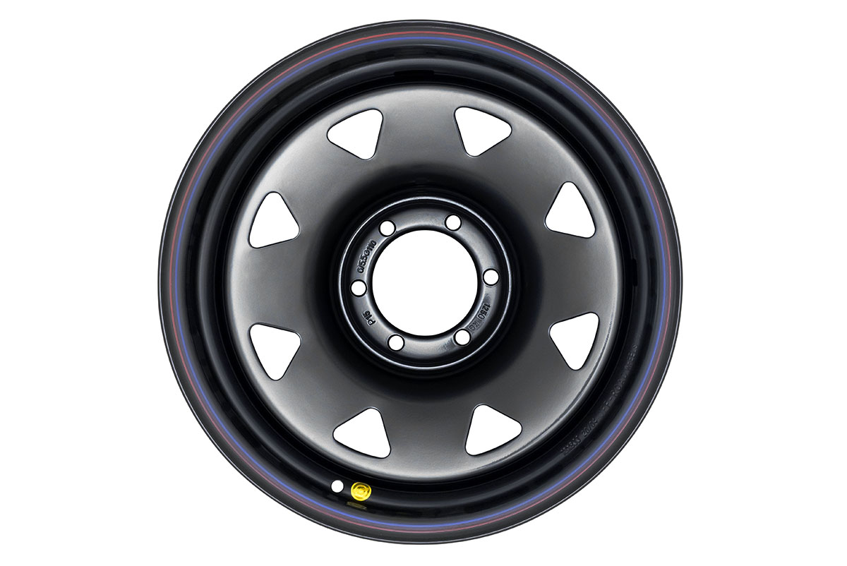 Диск колесный стальной штампованный ORW, 6x139.7, 18x8, ET+15, ЦО 110, черный