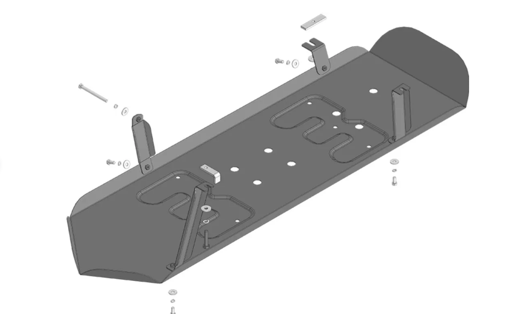 Защита топл. бака 2 мм, Сталь.