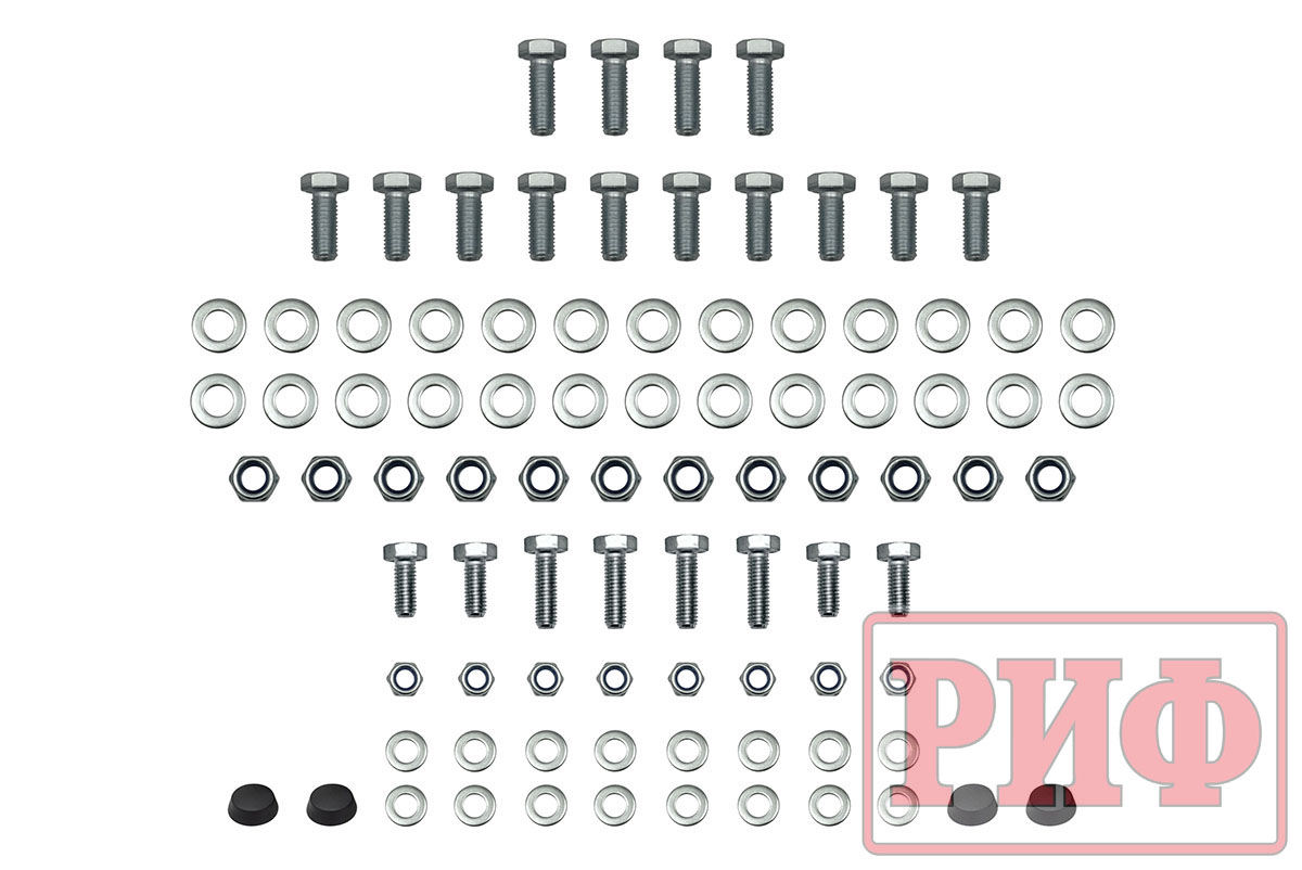 Бампер РИФ силовой задний УАЗ Хантер с фонарями, калиткой, без фаркопа, стандарт