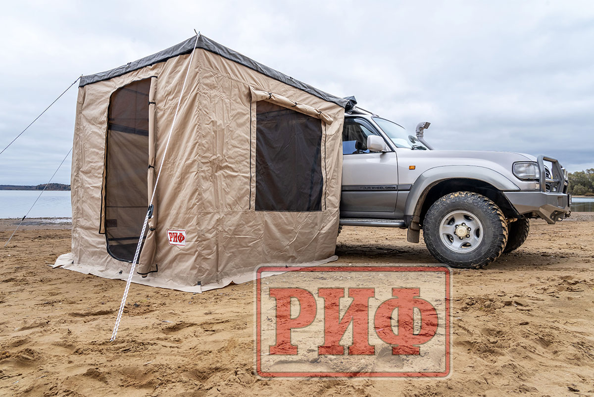 Стенки для комбинированной (прямоугольной с веерной частью) маркизы 2,5х2,5 м правые