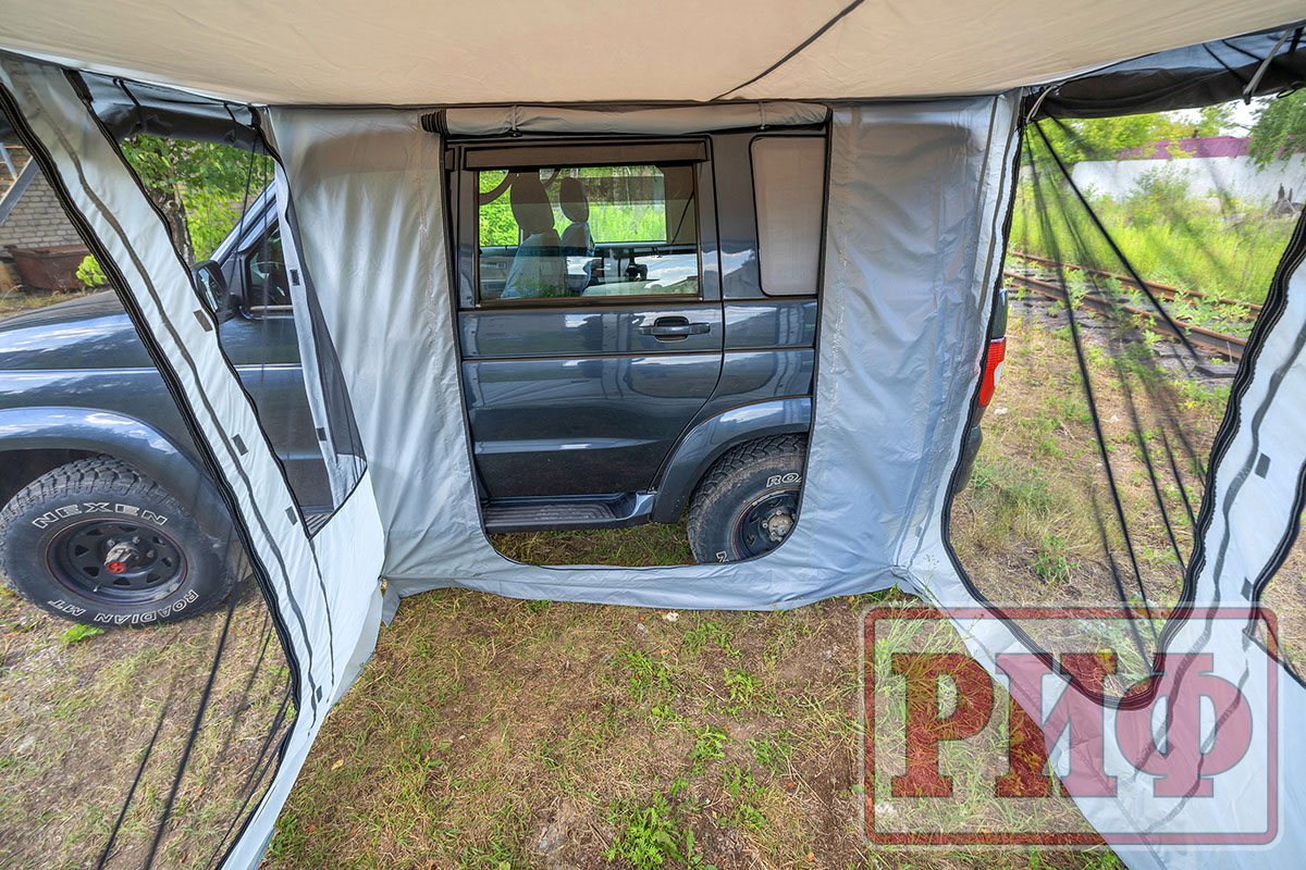 Стенки к автомобильной маркизе (тамбур) РИФ 2,5х2 м