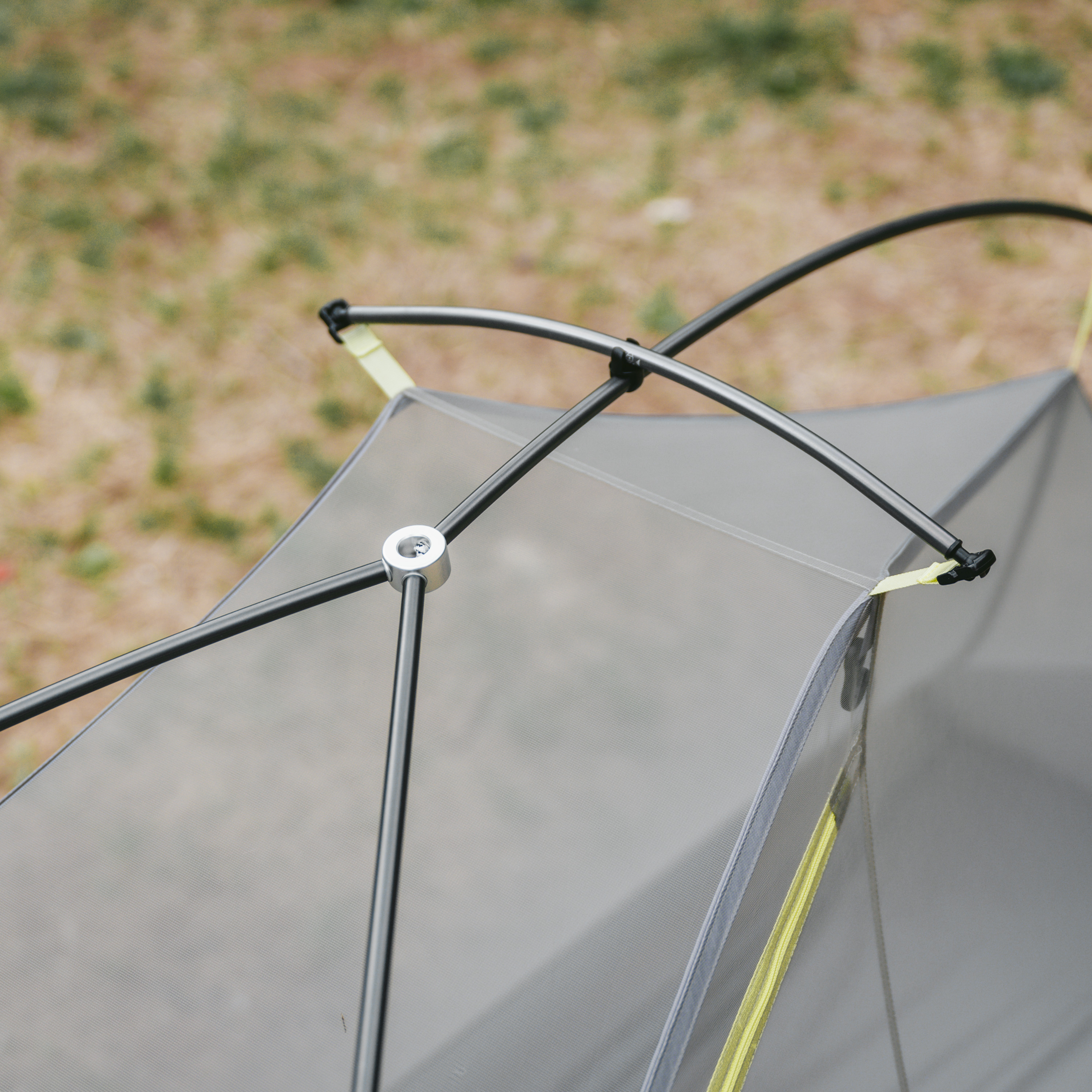 Палатка Naturehike Star Trails EXT Si 1-местная, алюминиевый каркас, сверхлегкая, желтая