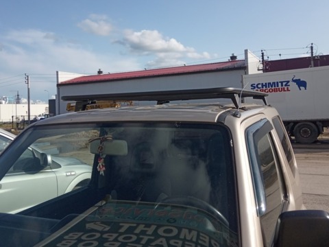 Багажник- платформа алюминиевая для Suzuki Jimny JB43