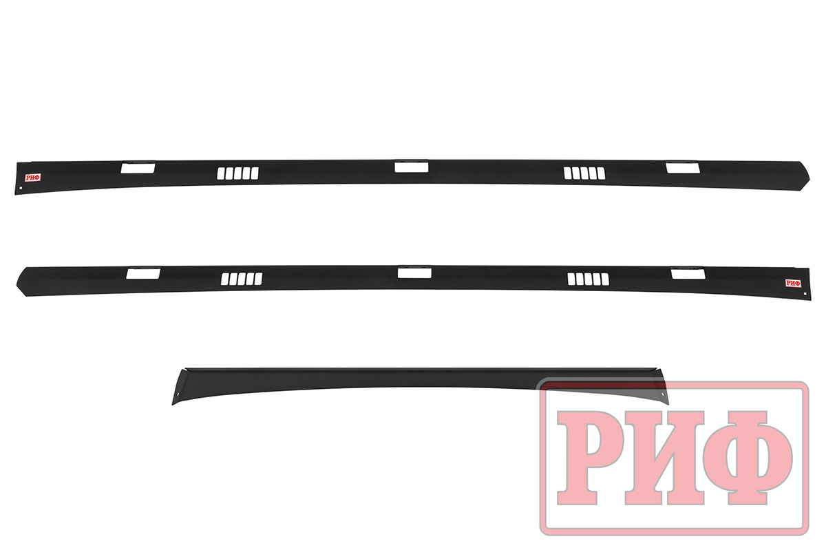 Багажник экспедиционный (платформа) алюминиевый РИФ 1250x2080 мм для Nissan Patrol Y61 2004+ (с крепежом)